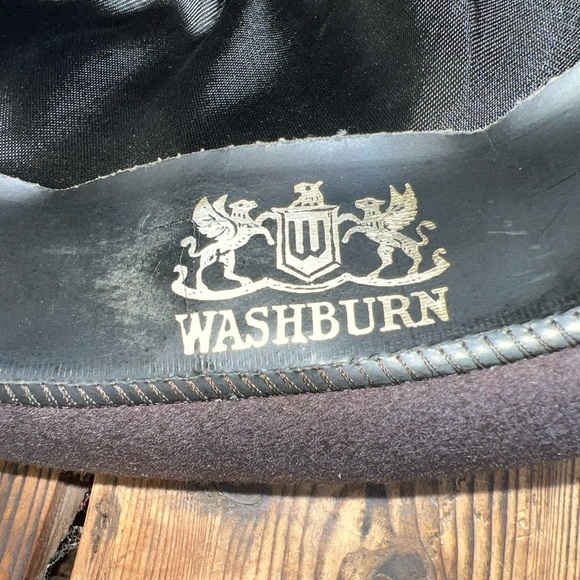 Vintage Washburn Water-Way Felt Finish Mens Wool Fedora Hat 6 3/4 - Picture 5 of 6
